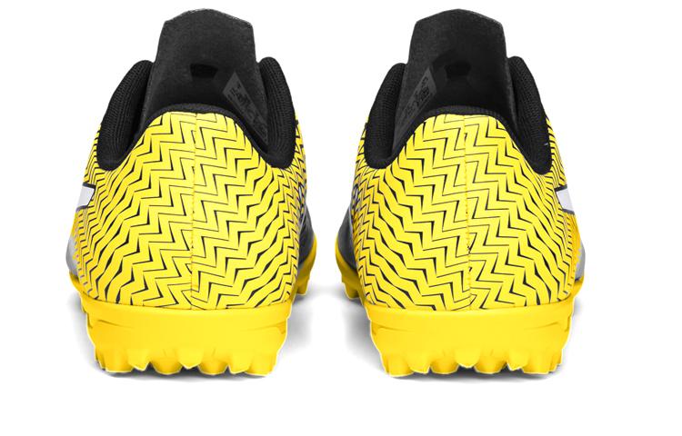 PUMA Rapido II IT Jr Lace Up Training Shoes Black Yellow Kids' 106065-01
