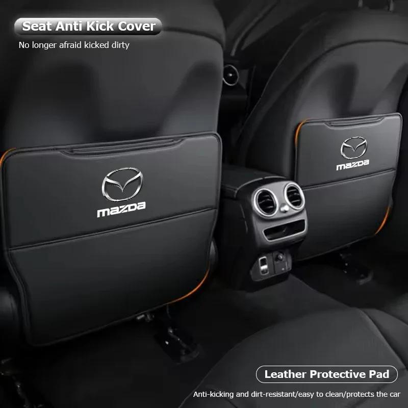 2025 Hot Car Seat Back Protector Anti-Dirty Anti-Kick Pad Storage Bag For Mazda 3 6 Atenza Protege Cx9 Cx7 Cx5 Rx8 Rx7 Mx5 Speed
