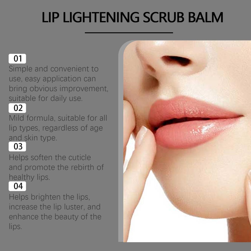 West&Month Lip Scrub 20g Hyaluronic Acid + Vitamin C Exfoliates and softens lips Repairs dryness and cracking