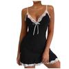 Ladies Summer Lace Sexy Home Suspender Pajama Dress