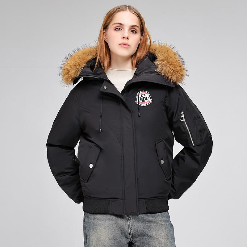New Cold-proof Clothes, Loose Warm Padded Jackets, Padded Jackets, Women's Fashion Big Fur Collar Jackets