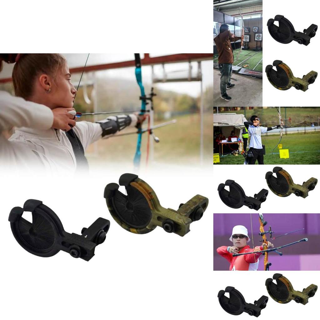 Traditional Bow Arrow Rest With Alloy And Brush Material For Archery Practice And Hunting