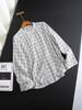 Women's Plaid Cotton Long-Sleeve Top - Slimming & Age-Reducing, Spring/Autumn Collection 2026
