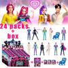24pcs Random Blind Box 5-12cmAnime KPop Demon Hunters Girl Group RUMI MIRA ZOEY Figure Action Pvc Model Toys Ornaments Gifts