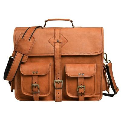 Personalised Leather Messenger Bag, Laptop Briefcase, Leather Laptop Bag, MacBook Laptop Bag Office Bag for Men Laptop Bag Men Large Satchel