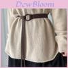 Classic American Vintage Round Tie Waist Belt With Geometric Design For Casual Wear