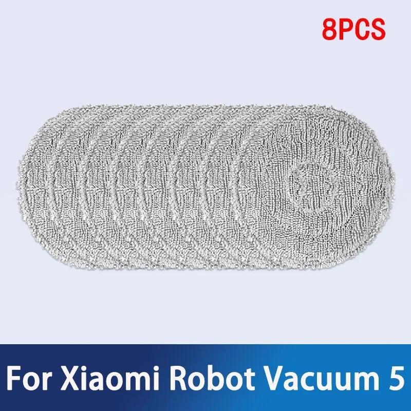 Für Xiaomi Roboterstaubsauger 5 / OV31GL Ersatzzubehör Rollbürste Hauptseitenbürste Wischlappen HEPA-Filter Staubbeutel Ersatzteile