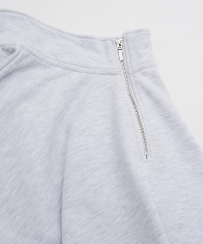 [IMPROVES] [SIDEWAYSTANCE] Snack Logo Fleece Half-Zip Sweatshirt