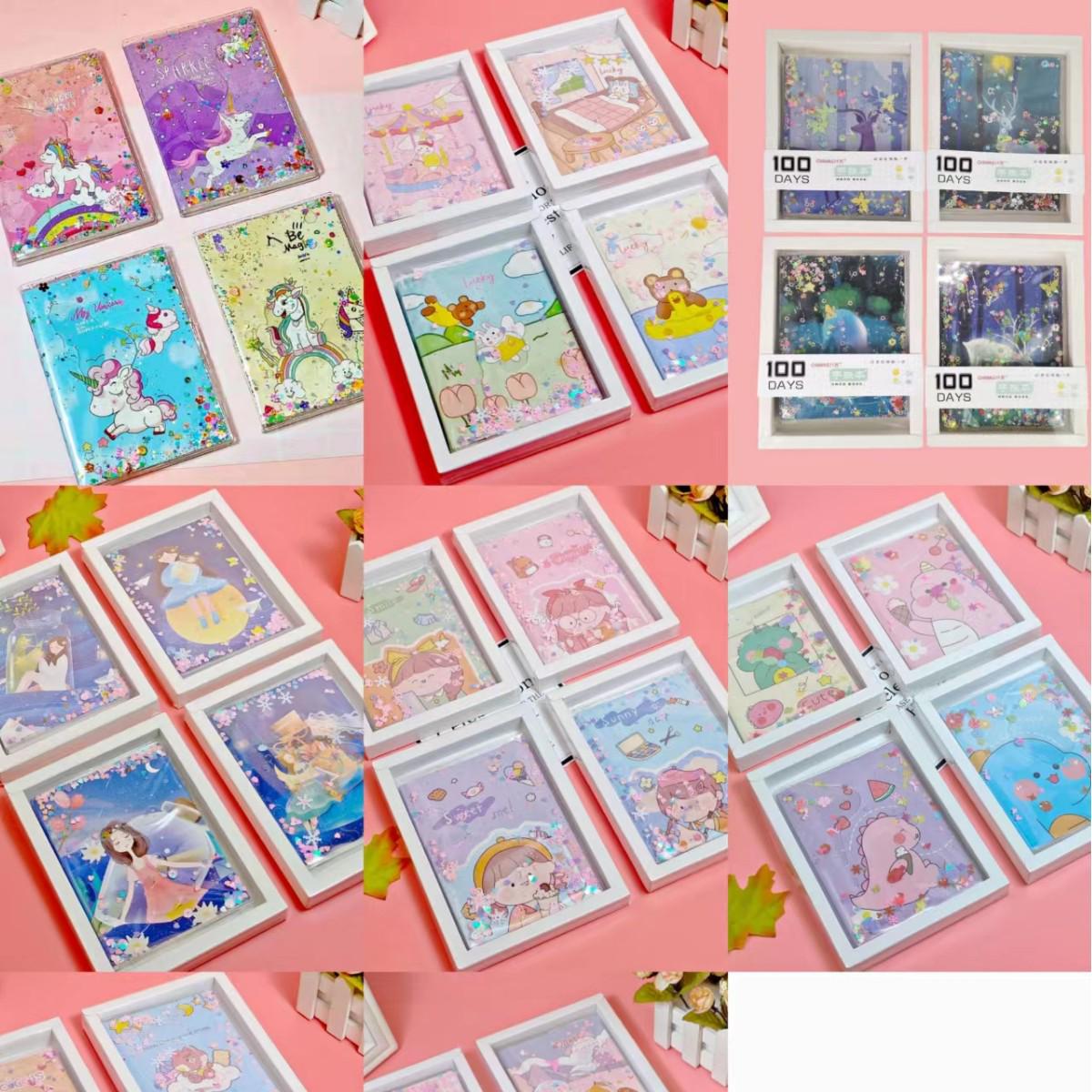 

Блокнот INS Starry Sky Unicorn формата A6 — милый дизайн в виде сердца с обложкой Quicksand, идеальный вариант для студентов и законодателей моды.