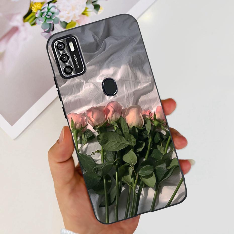 Lovely Case For ZTE Blade A7s 2020 / Optus X Pro / Telstra Evoke Plus 2 Black Silicon Soft Cases Cover For Zte A7s (2020) A7020