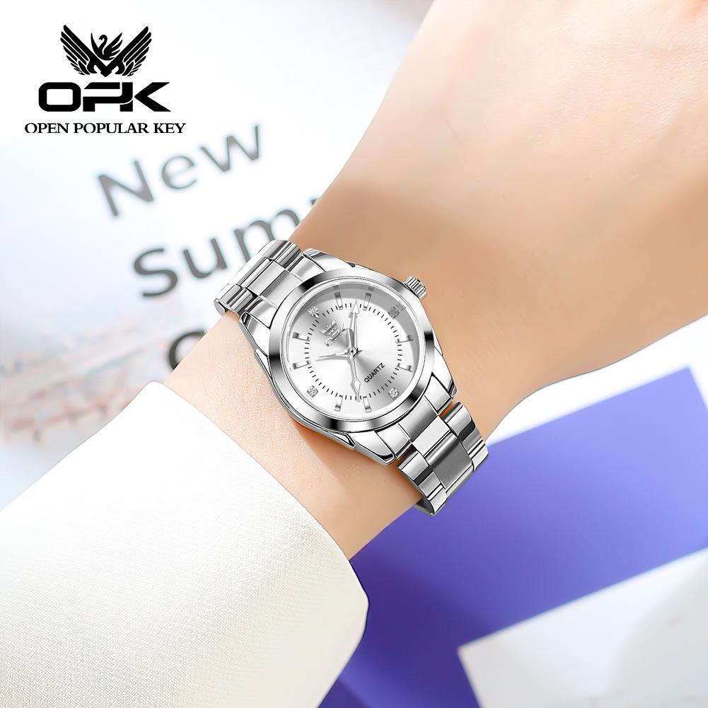 Watch Diamond Waterproof Luminous Simple Steel Belt Quartz Ladies Watch