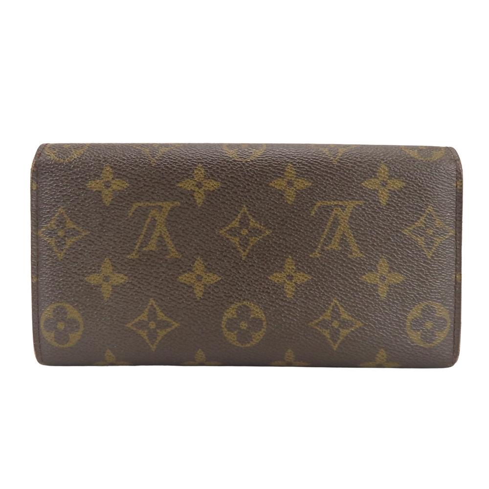 Used LOUIS VUITTON Purse Portefeuille Sara M61734 Monogram Brown Classic