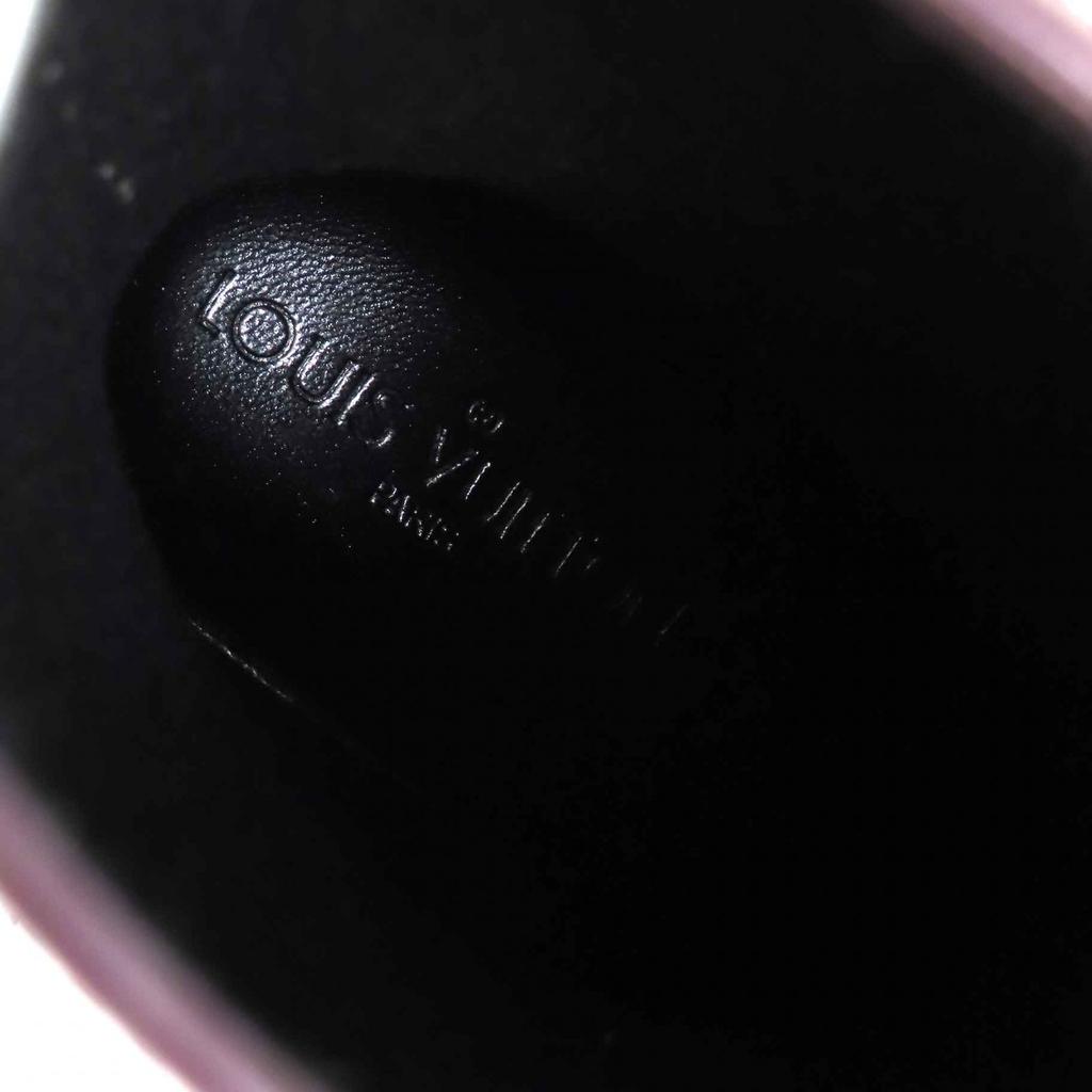Great LOUIS VUITTON Rain shoes Monogram long rain boots  Bordeaux rubber Women  Used