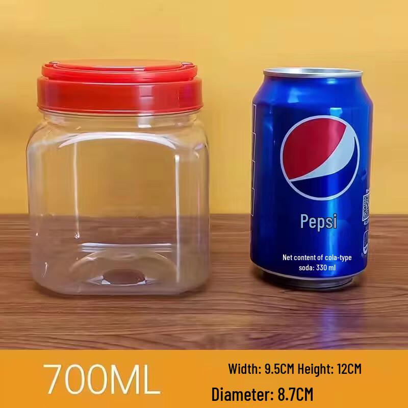 Ally Food-Grade Plastic Storage Jars