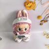 17cm Labubu Plush Doll Outfit Set: Generations 1-3, Pendant, Replacement Clothes, Headband, Overalls, Figurine.