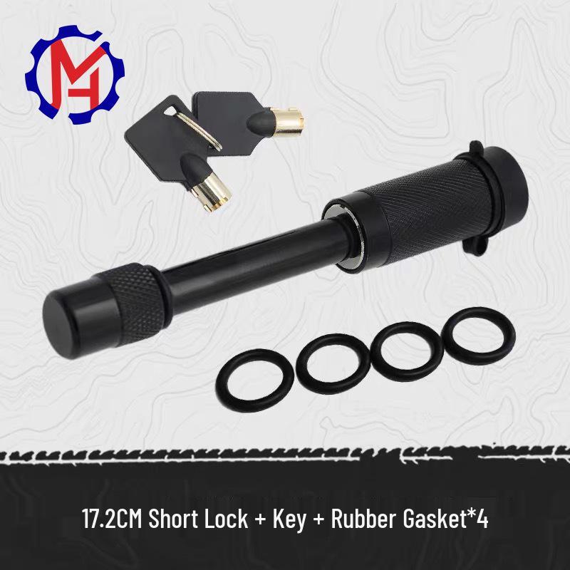 Universal Hitch Pin Trailer Receiver Lock with Anti-Corrosion Strap & 2 Keys for Anti-Theft Protection