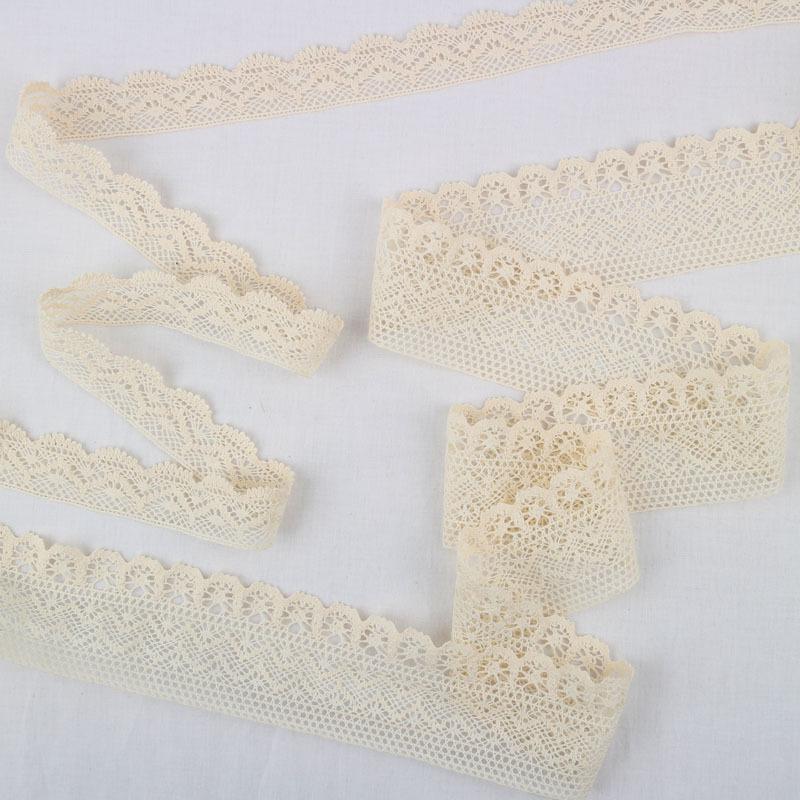 Korean Version Cotton Thread Flower Trim Accessories Fabric Clothing Curtain Strap Material Decorative Book White
