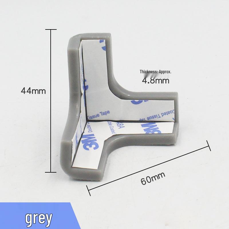 Silicone T-Shaped Corner Protector: Anti-Collision, Anti-Knock Guard for Range Hood & Furniture