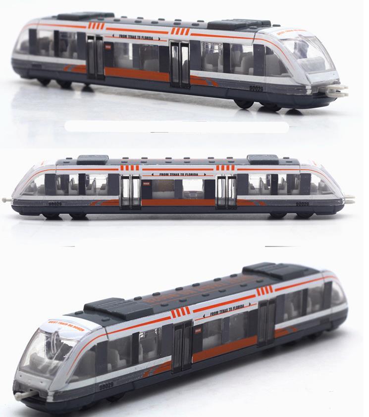 Simulation Alloy Metal High Speed Rail Diecast Train Toy Model Educational Toys Boys Children Train Alloy Model Car Toys Gift