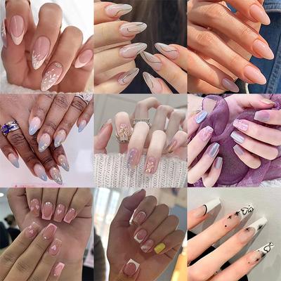 Y7 Wearable Nail Sticker Yiwu Nail Sticker Wearable Nail Patch Finished Fake Nail Fake Nail Patch Removable
