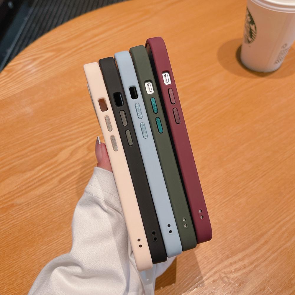 Matte Magsafe Wireless Charging Phone Case For Iphone 14 13 12 11 Pro Max Acrylic Back Silicone Frame Metal Camera Side Keys