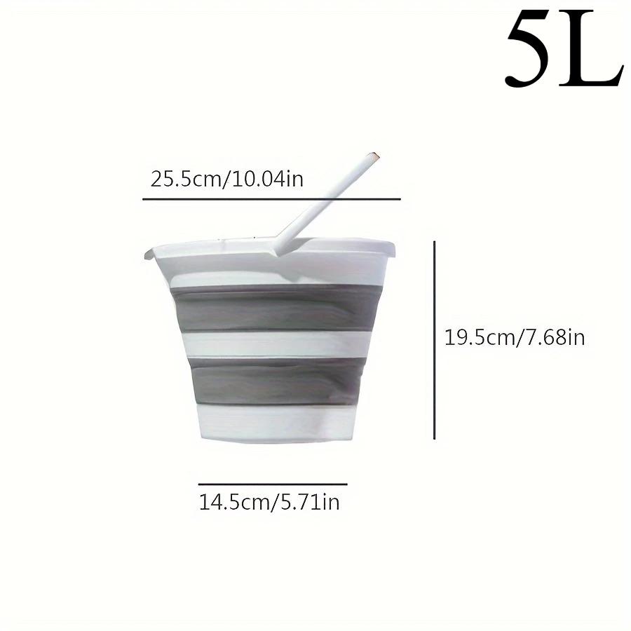 1PC 5/10LPortable Folding Bucket Durable Space Saving Easy To Store Suitable for Car Washing Camping Fishing Traveling Outdoor