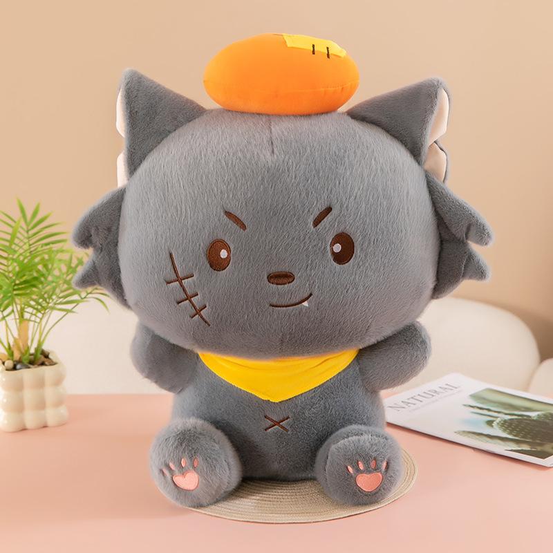 Popular Pleasant Goat and Big Wolf Doll Lazy Goat Doll Small Grey Grey Doll Children's Ragdoll Birthday Gift