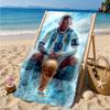 World Cup Celebration Messi Beach Towel, Quick-drying, Easy To Care For, Suitable for Both Fitness and Beach Vacations,Sports Essential