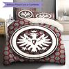 Frankfurt Football Pattern Bedding,Quilt Set Quilt Cover Pillowcase Home Birthday Gift (1 * Duvet Cover + 2 * Pillowcase, Without Core)