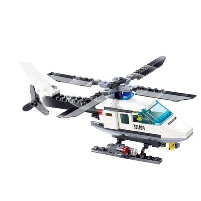MOC City Plane Super Helicopter Aircraft Famous Building Blocks Bricks Kits Classic Model