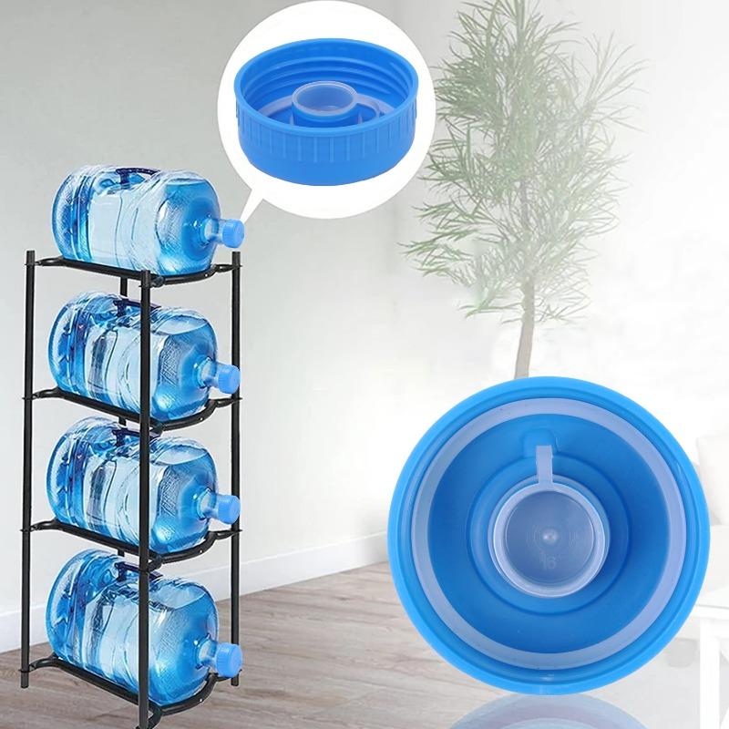 10/2pcs Silicone Water Jug Lids Leak Proof Sealing Covers Replacement Cover Drinking Water Bucket Cap Barreled Water Bottle Lids