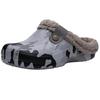 Fashion Kdmi Men's Slippers EVA Shoe Upper Cotton Slippers Classic Popular Clogs Waterproof Winter Soft Fuzzy Slippers For Men And Women