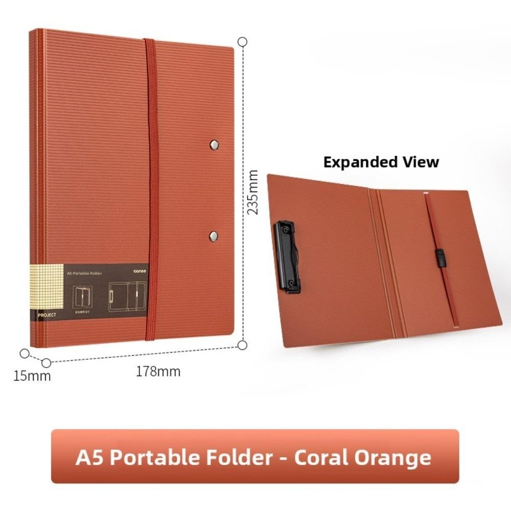 

Портативные Складные Папки А4 в А5 Инструмент для Хранения Тестовых Работ Подарки Папка-Складная Доска оранжевый