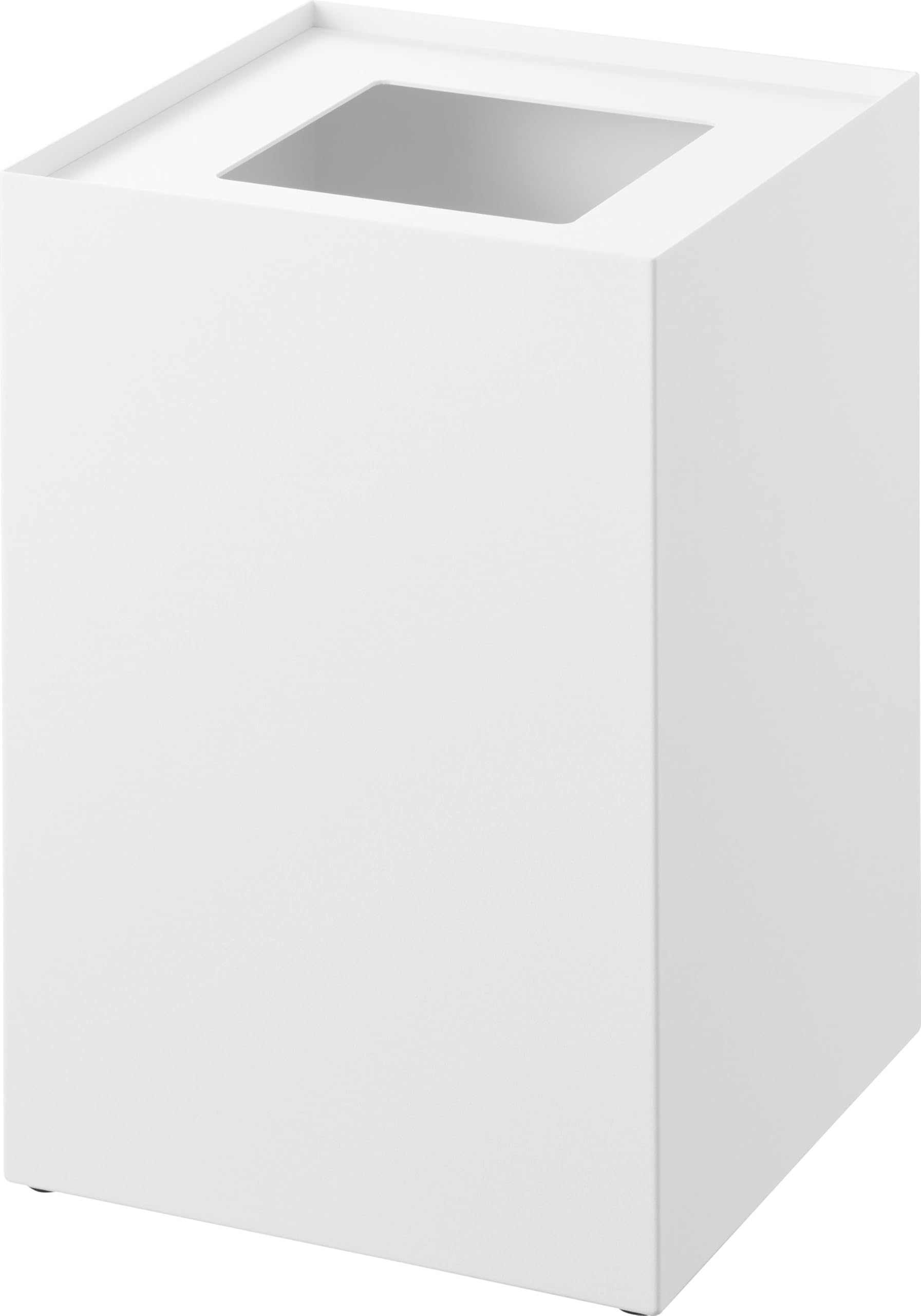 

Yamazaki Trash Can with Tower 10596 Lid, Rectangular, 14L, White, W22×D22×H33.2cm, Series,