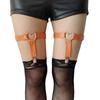 Women Sexy Leather Thigh Garter Belt Punk Elastic Harness Leg Strap Goth Stocking Leglet Belt Garters Suspender for Girl