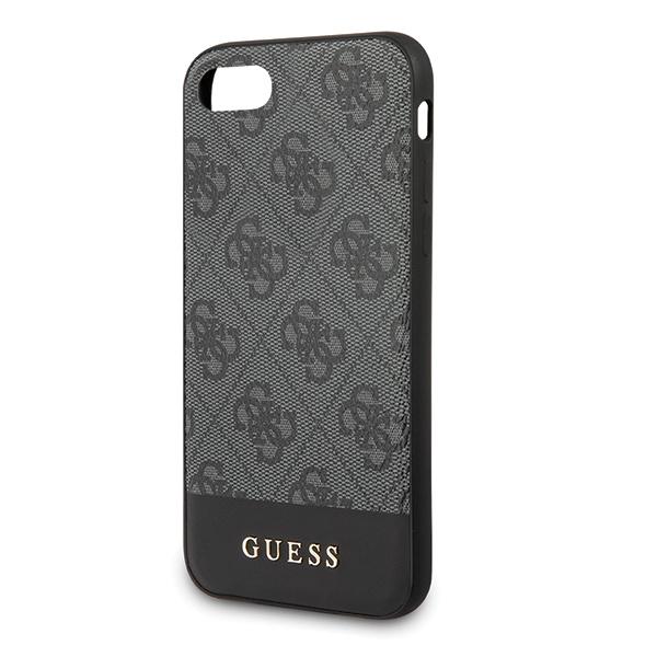 Guess Guhci8G4Glgr Iphone 7/8/Se 2020/Se 2022 Szary/Grey Hardcase 4G Stripe Collection