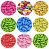 Creative Candy Color Popular Accessories Making Solid Color Shiny Loose Beads 20pcs 8*18mm Lot For DIY Bracelet Necklace New Acrylic Fish Shape