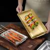 Rectangular Roasting Pan Thickened Fruit Vegetable Plate Durable Flat Dish  Bread Pastry