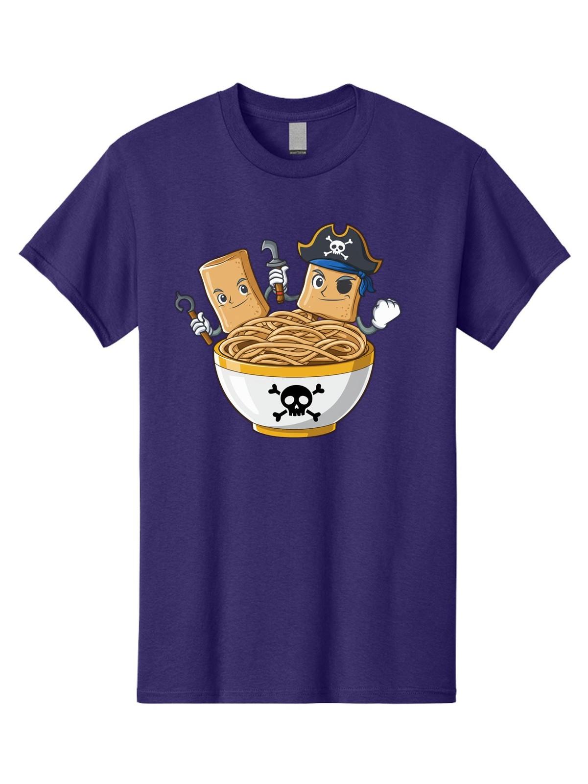 Crackers-In-A-Skull-Bowl Mens Graphic Tee, 100% Cotton, Casual Summer Wear S разноцветный