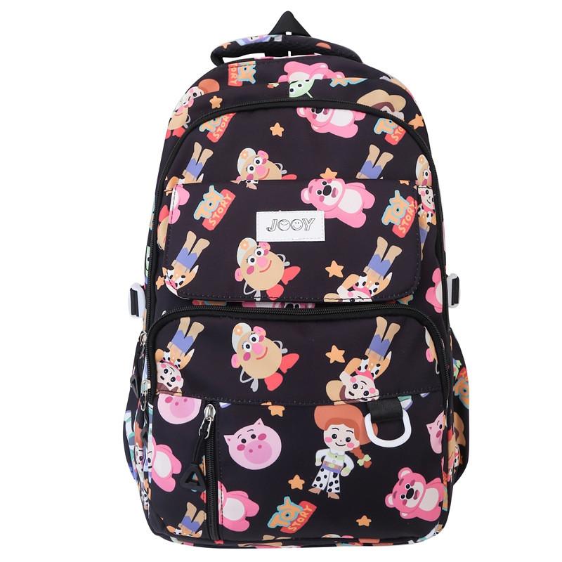 Toy Story Lotso Jessie Buzz Lightyear Alien Cartoon Pattern Student Backpack