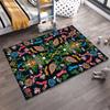 Colorful Bohemian Style Carpet with Floral and Eye Pattern Design Suitable for use as an anti-slip for living room bedroom sofas