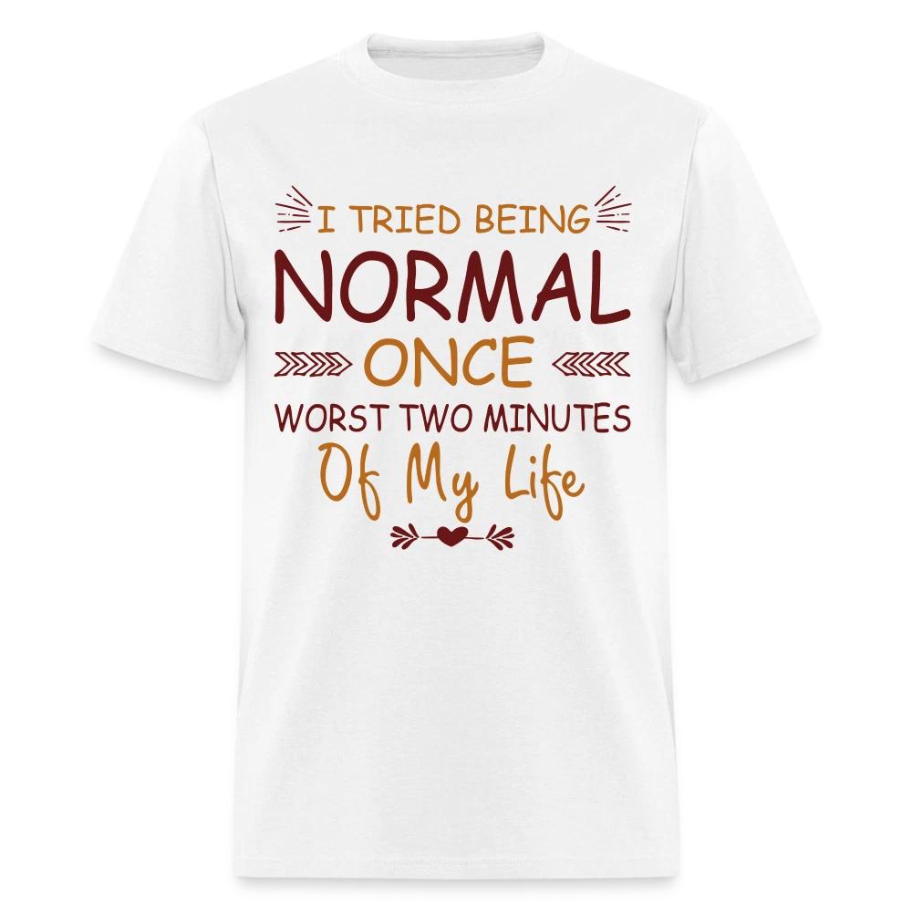 Я однажды попробовал нормальное, худшие две минуты в моей жизни Футболка XL