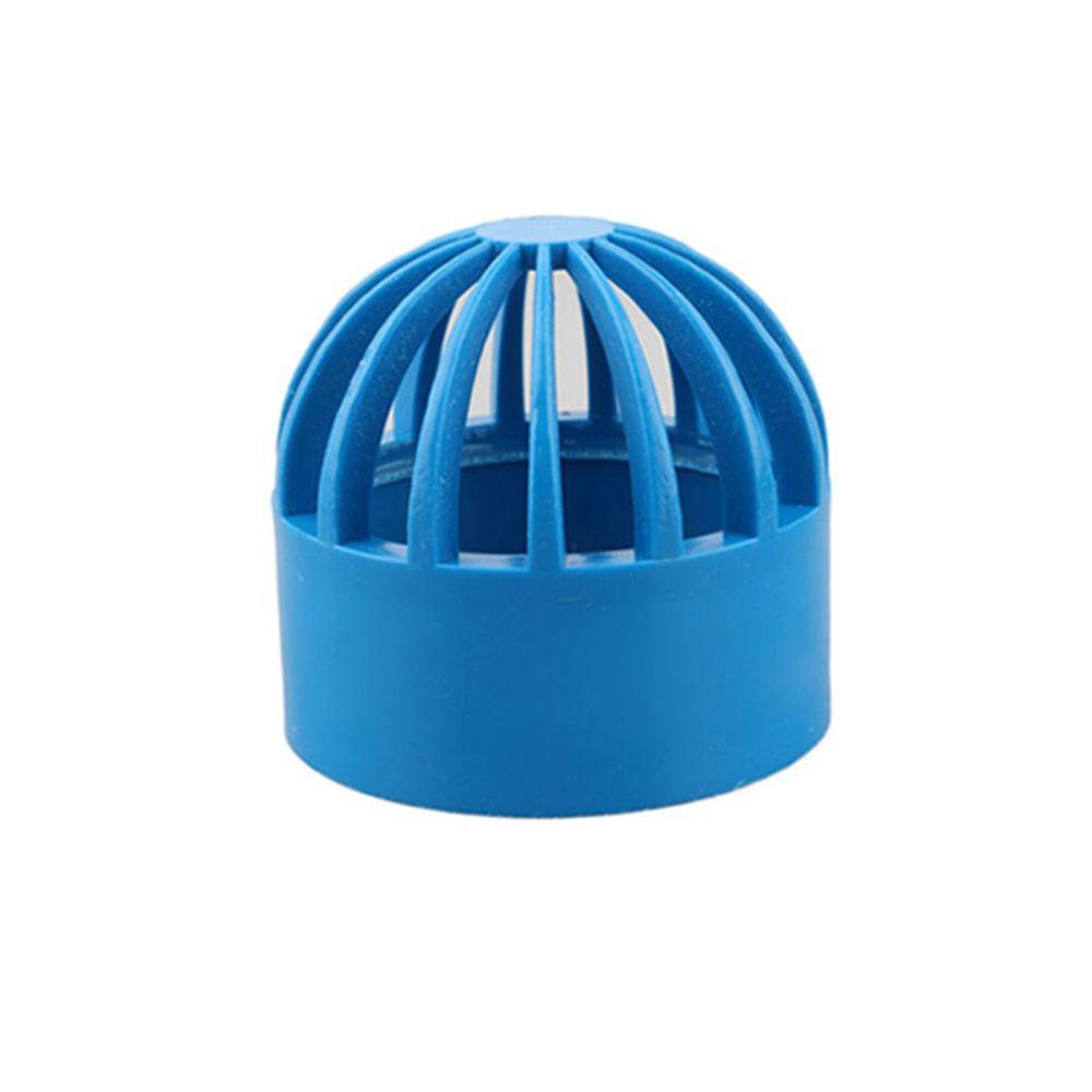 

Aquarium PVC Fish Tank Air Duct Net Gutter Water Tank Hood Guard Mesh Breathable Cap Vent Cover 63mm синий