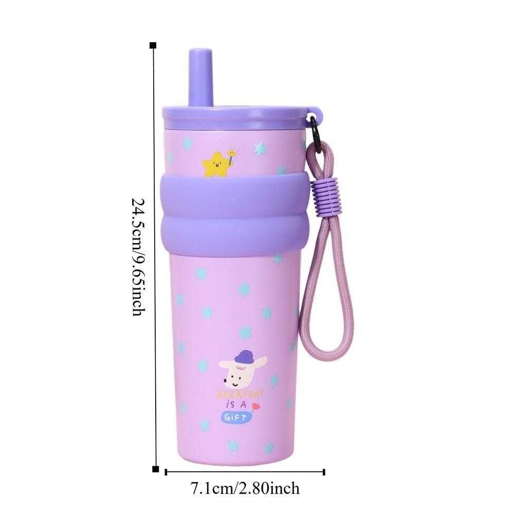 Stainless Steel Insulation Cup High-Capacity Vacuum Flask Portable Vacuum Cup  Travel