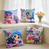 Anime True RRainbow KingdomS Cushion Cover Square Short Plush Pillow Case Living Room Sofa Home Decor Funda X