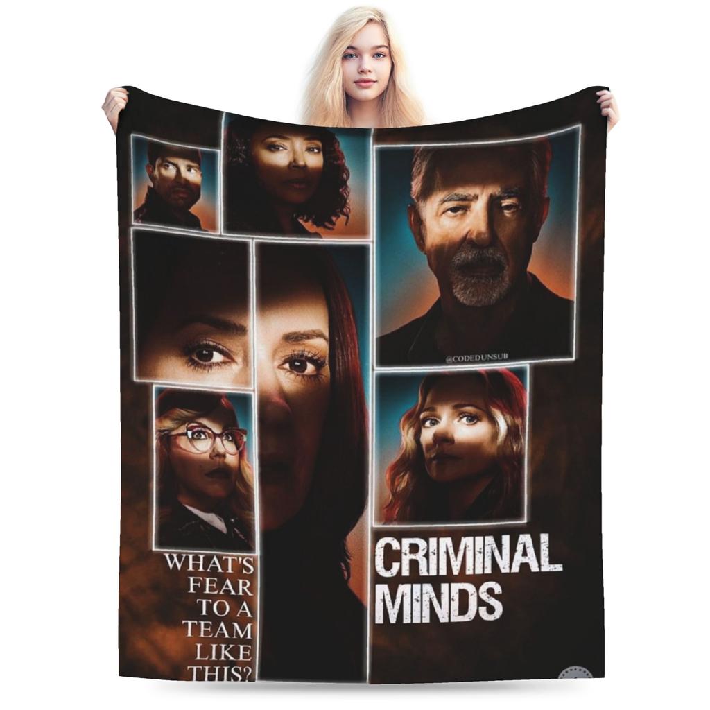 Cozy Criminal Minds Spencer Reid Blanket Stuff Sofa Decorative Throws And Blankets Lightweight Flannel for Bedroom