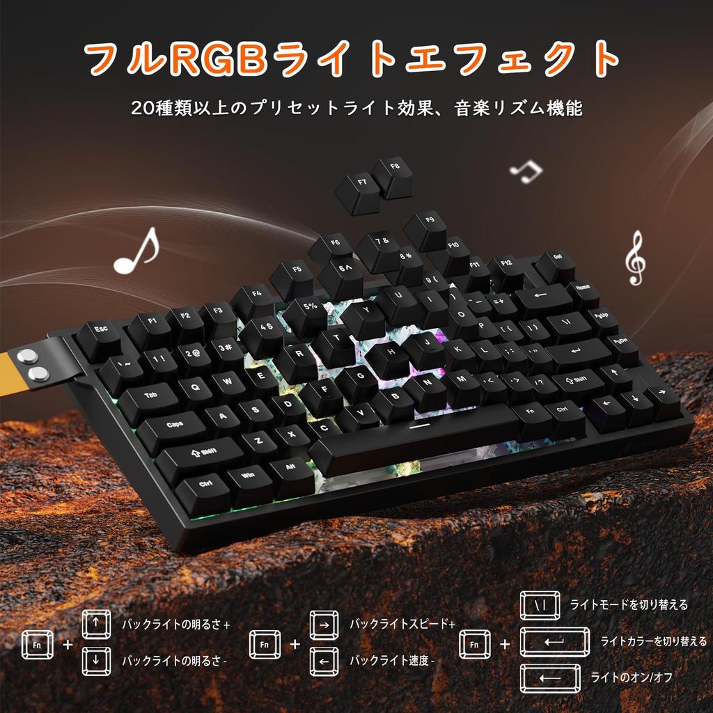 ATTACK SHARK R82HE Wired Gaming True 8K Polling Freely Interchangeable Magnetic and Mixed Compact Aviation Aluminum HIFI 256K Scan Customizable RGB