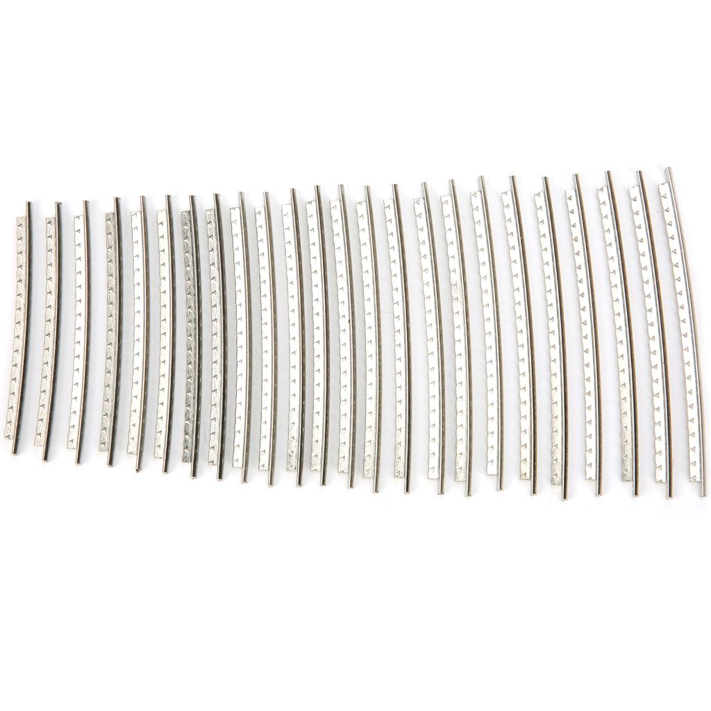 24Pcs Guitar Fret Wire Set Cupronickel for Fender Gibson Replacement Accessories 2.7mm