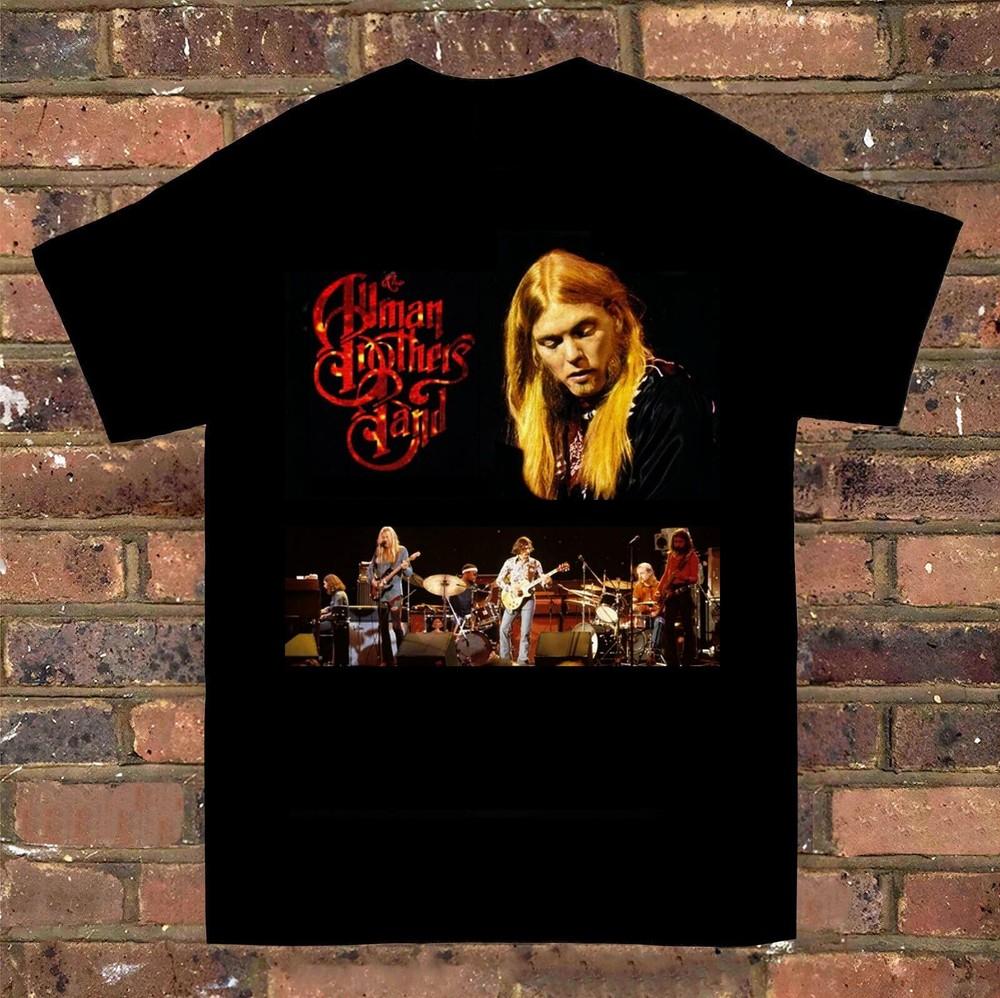 The Allman Brothers Band 1973 Tour Black hirt Xmas 5H749 M