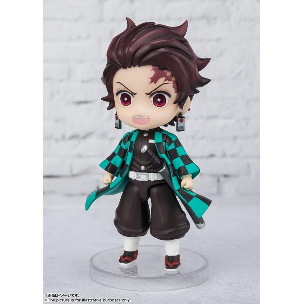 Figuarts Mini Demon Slayer: Kimetsu No Yaiba Kamado Tanjiro Water Breathing Approx. 90mm PVC&ABS Painted Movable Figure